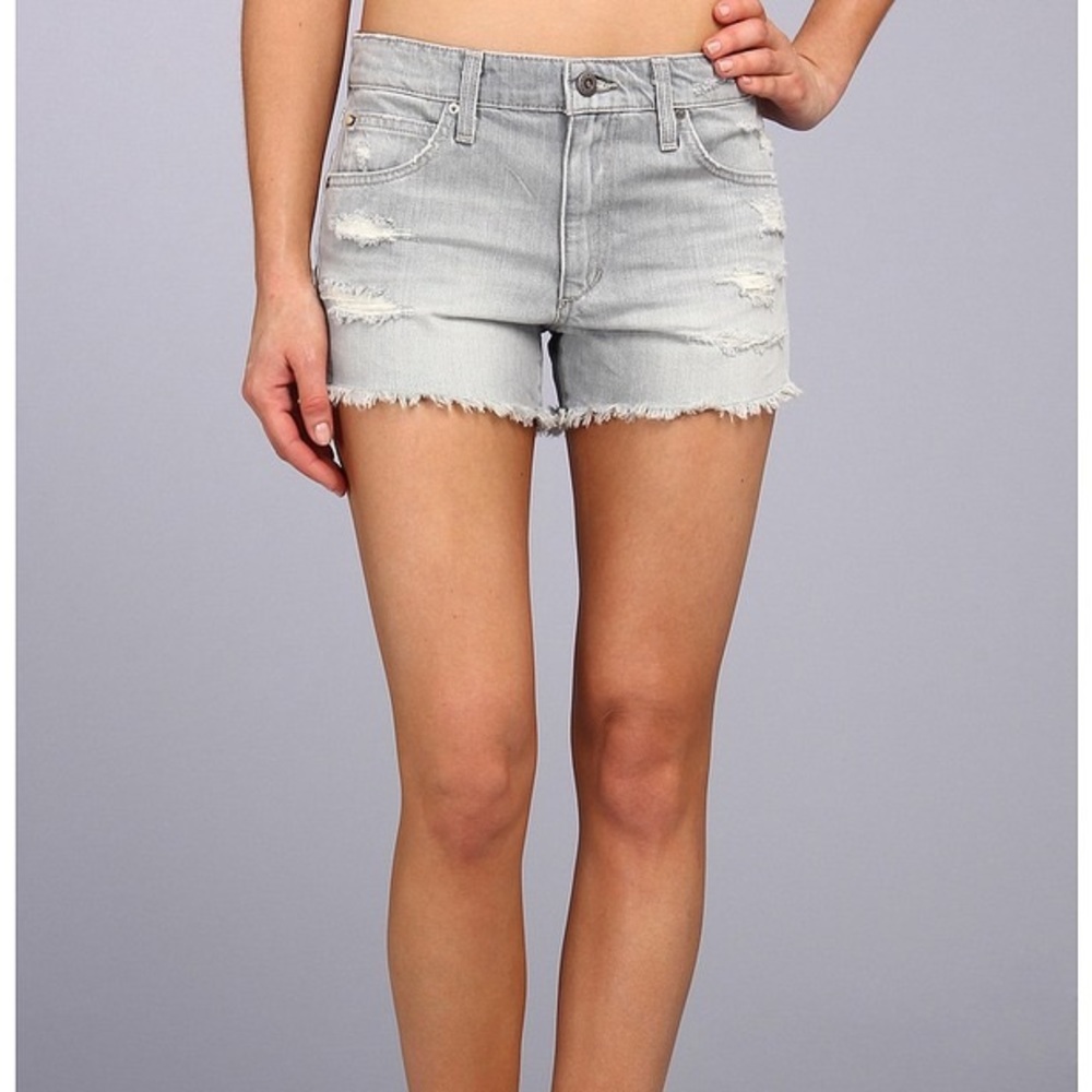 Joe’s Jeans Anica Denim Shorts Gray Size 24